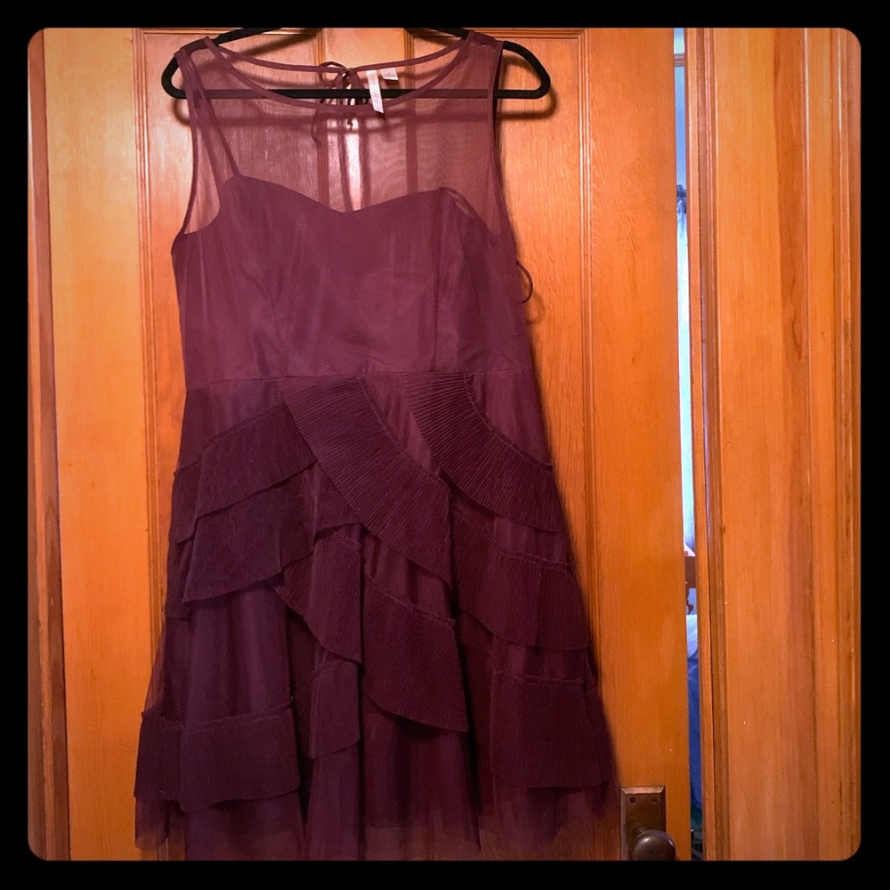 LC Lauren Conrad Runway ruffle dress